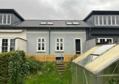 Renovering af overetage med ny stor kvist
